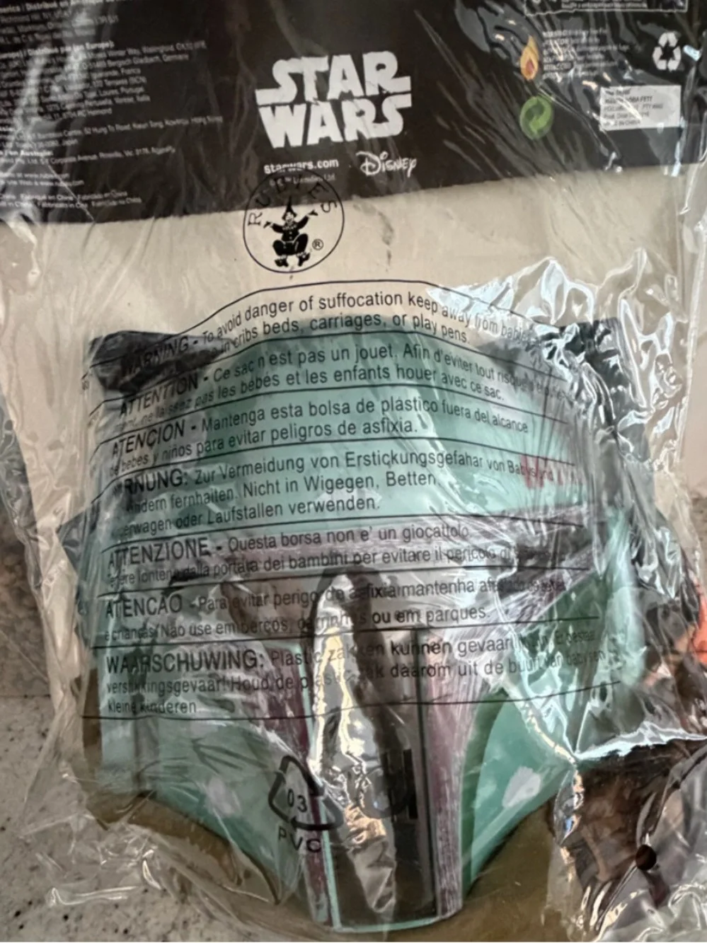 NWT Star Wars Boba Fett Kids Costume